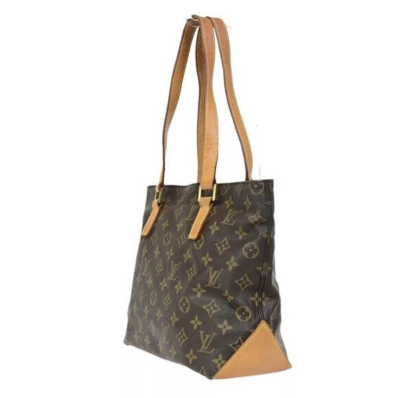 LOUIS VUITTON Cabas Piano Shoulder Bag Monogram Leather Brown - Picture 4 of 7